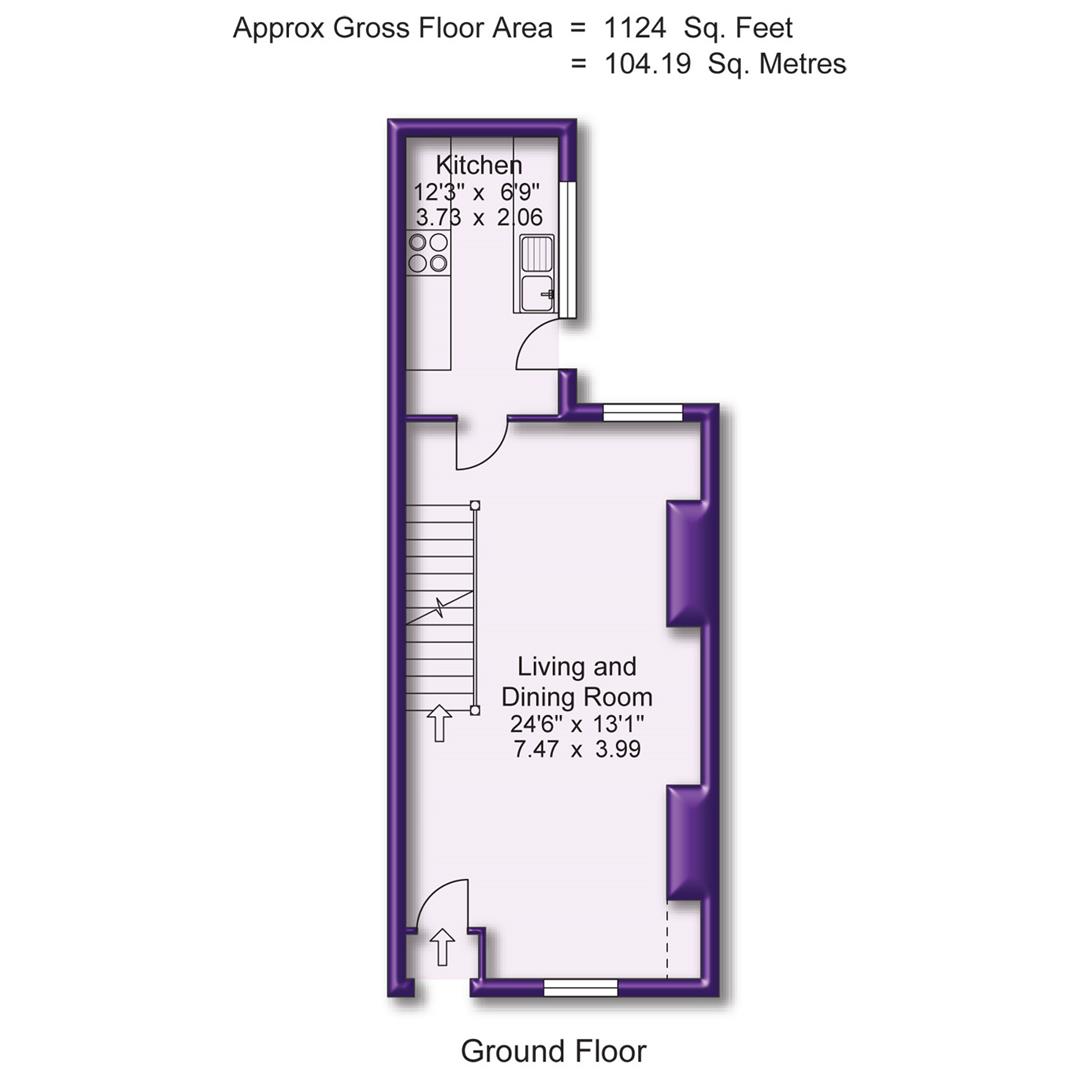 Property details for Borough Road, Altrincham £370,000 Sold (STC) Vebra